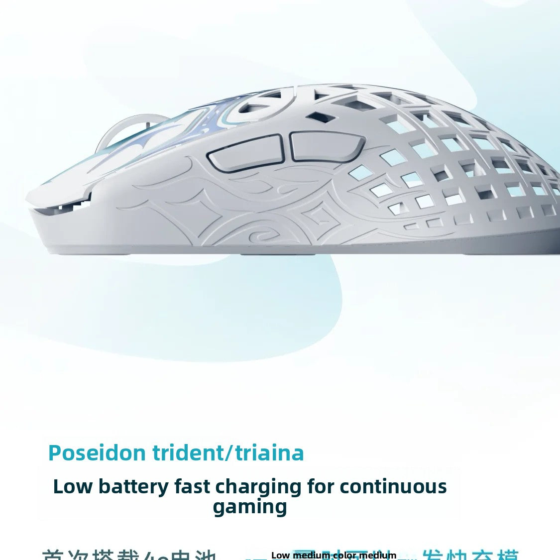 Waizowl TRIAINA Wireless Gaming Mouse Paw3950 Lightweight Ergonomic E-sports Mice Fast Charging Long Battery Life Customized PC