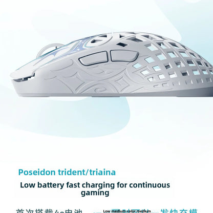 Waizowl TRIAINA Wireless Gaming Mouse Paw3950 Lightweight Ergonomic E-sports Mice Fast Charging Long Battery Life Customized PC