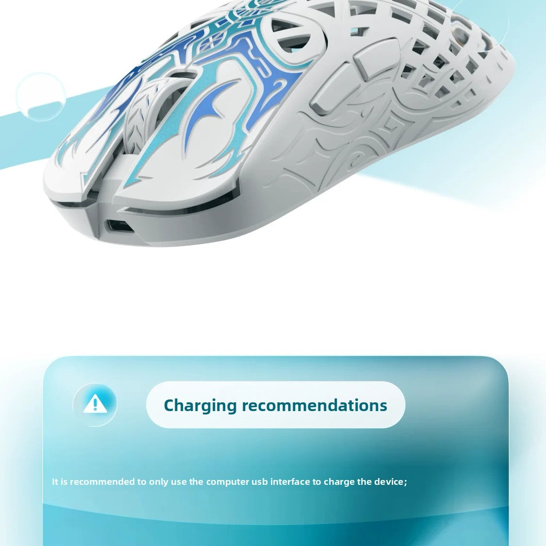 Waizowl TRIAINA Wireless Gaming Mouse Paw3950 Lightweight Ergonomic E-sports Mice Fast Charging Long Battery Life Customized PC