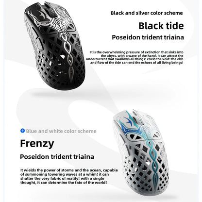 Waizowl TRIAINA Wireless Gaming Mouse Paw3950 Lightweight Ergonomic E-sports Mice Fast Charging Long Battery Life Customized PC