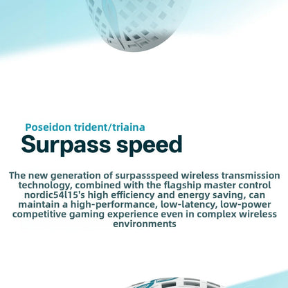 Waizowl TRIAINA Wireless Gaming Mouse Paw3950 Lightweight Ergonomic E-sports Mice Fast Charging Long Battery Life Customized PC