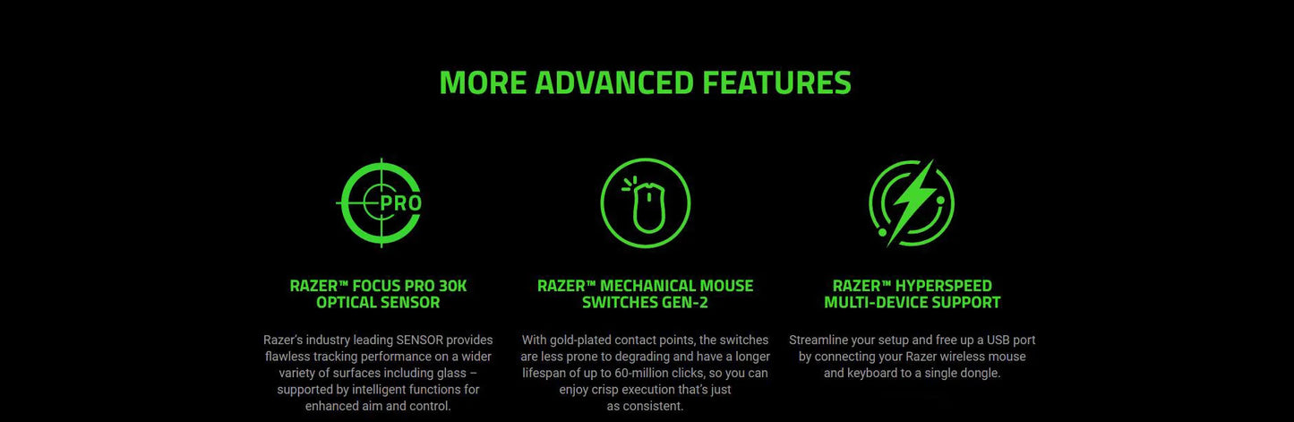 Razer Naga V2 HyperSpeed Wireless MMO Gaming Mouse: 19 Programmable Buttons 30K Optical Sensor- Mechanical Mouse Switches Gen-2