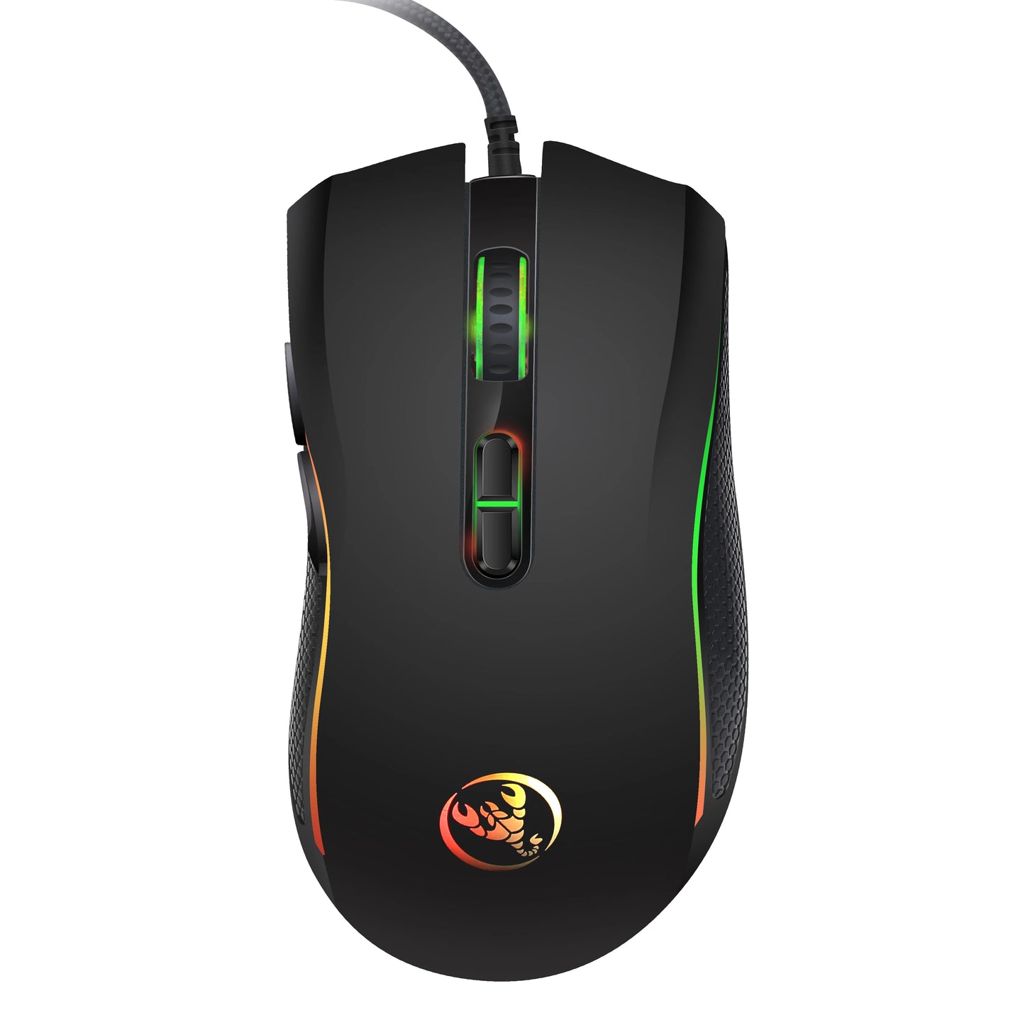 Gaming One-Handed Keyboard And Mouse Set with 35 Keys, Dual-Color Injection Molded Keycaps, Colorful Backlight, USB Plug-And