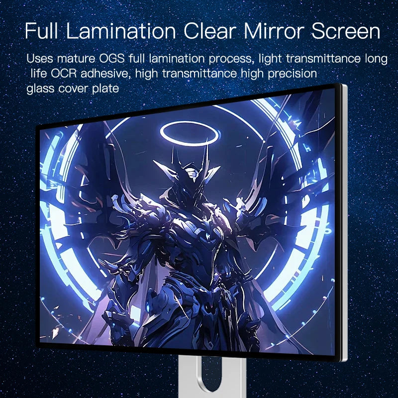 Kuycon 27 INCH Display 2K 4K 5K Resolution 144HZ Refresh LCD Monitors Gaming PC Desktop Monitor
