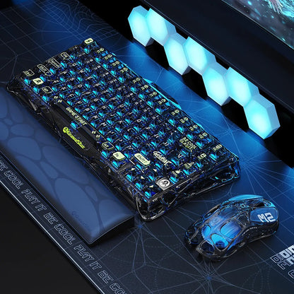 New GravaStar Mercury M2 Wireless Gaming Mouse, Lightweight Hollowed-Out Design, 5 Programmable DPI,26,000 DPI, PAW3395DM Sensor