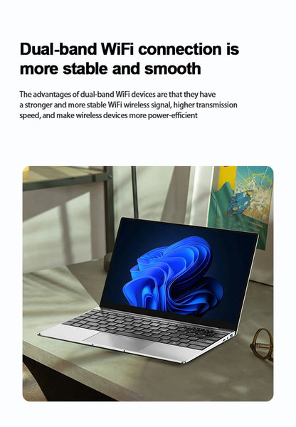 2026 Intel Core I9 10980HK Portable Laptop Computer 16GB DDR4 1TB 2TB SSD 14.1' Notebook Windows 11 4K Office Gaming PC