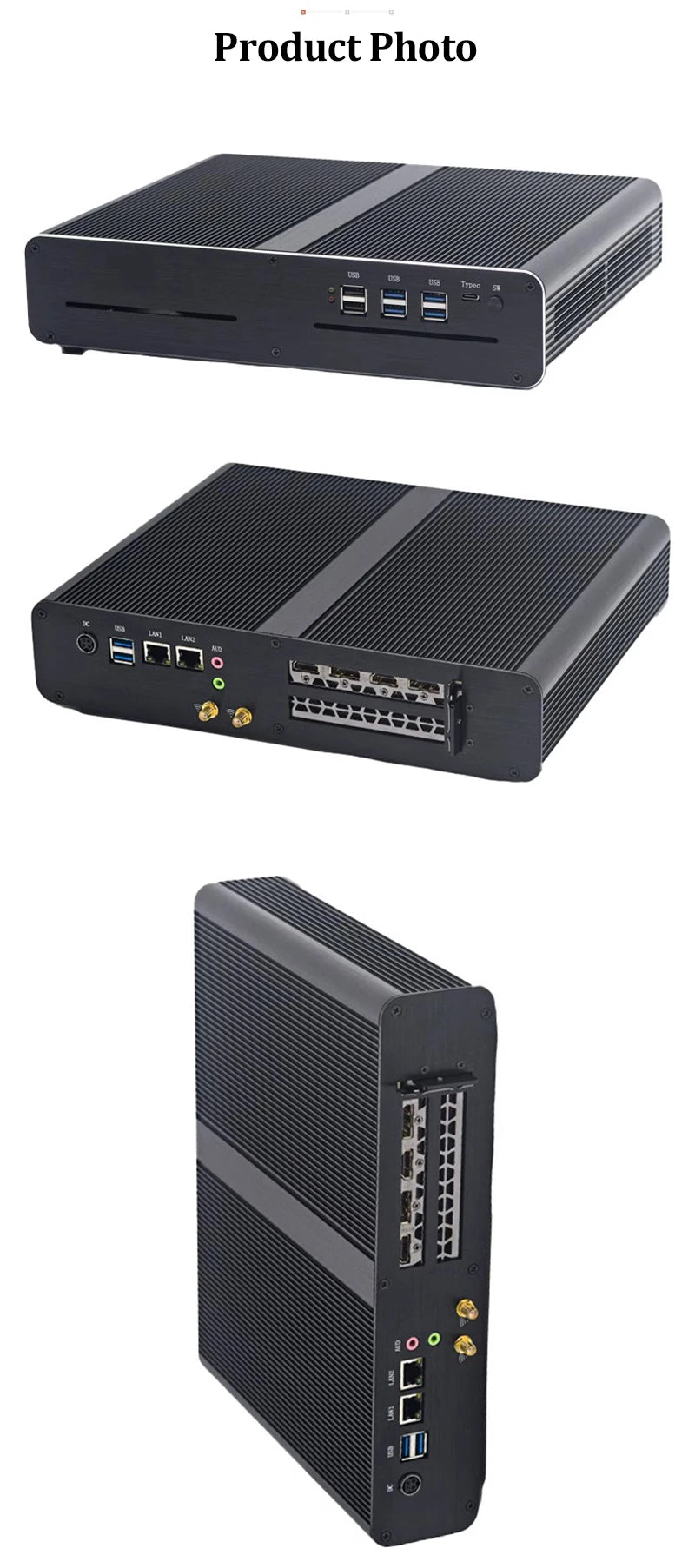 11th Gen Upgraded Version MINI Gaming PC Intel Core I7-11800H RTX 3070 8G RTX3060M 12G RTX4060 8G GPU 2 * DDR4 4 Screen Output