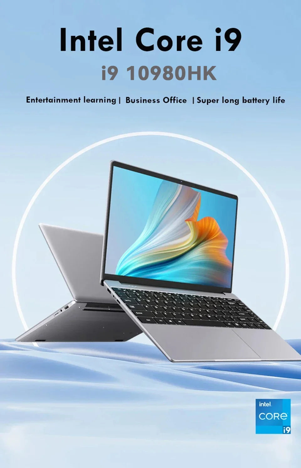 Portable Intel Core I9 10980HK 14.1' Notebook Laptop Computer PC 16GB DDR4 1TB 2TB SSD Windows 11 4K Office Gaming PC Computer