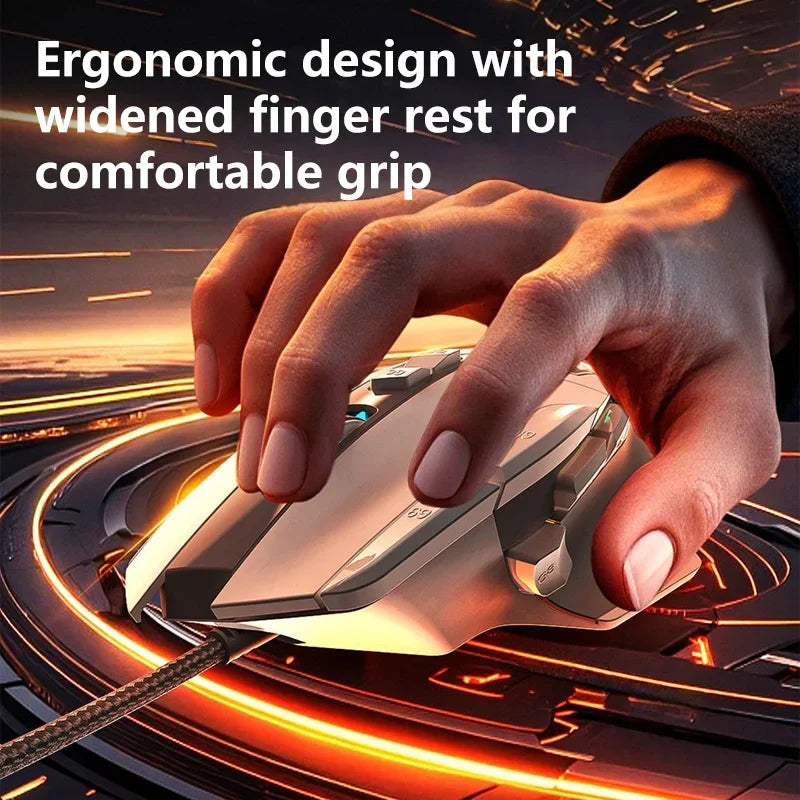 Wireless G502X Gaming Mouse, Ergonomic USB Rechargeable Bluetooth Mouse, Optical Sensor Programmable Mice with Wired Mode O