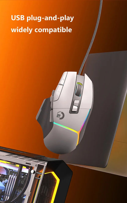 Wireless G502X Gaming Mouse, Ergonomic USB Rechargeable Bluetooth Mouse, Optical Sensor Programmable Mice with Wired Mode O
