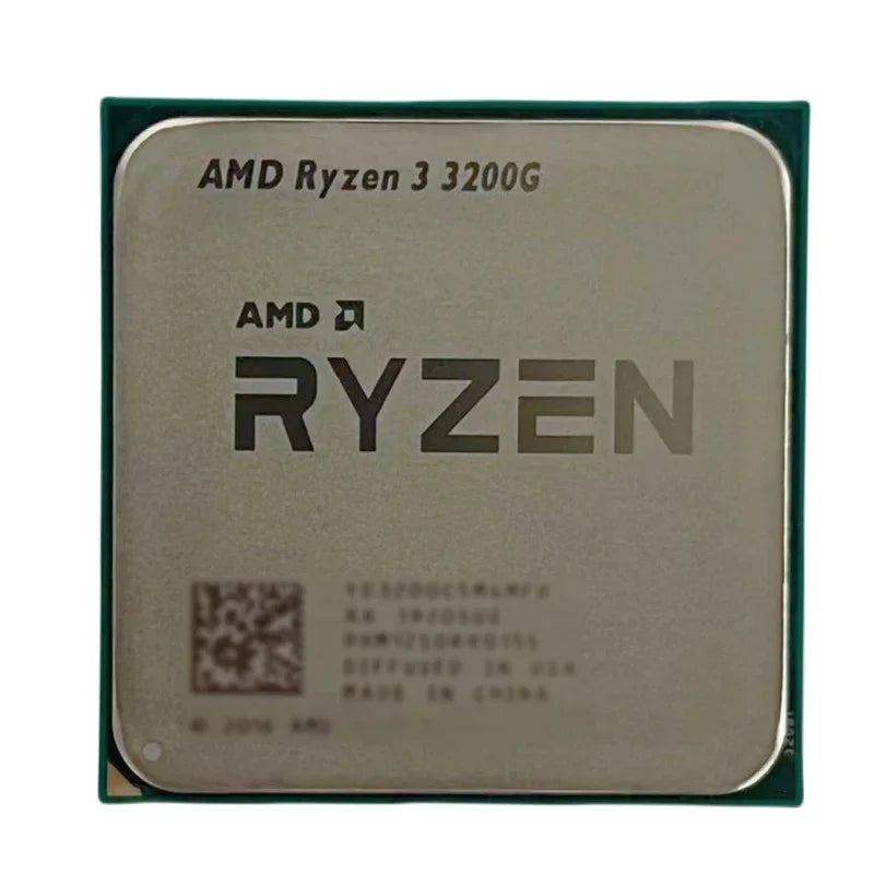 AMD Gaming CPU Ryzen 3 3200G R3 3200G 3.6GHz Quad-Core 4-Thread 65W AM4 with Radeon Vega 8 Graphics