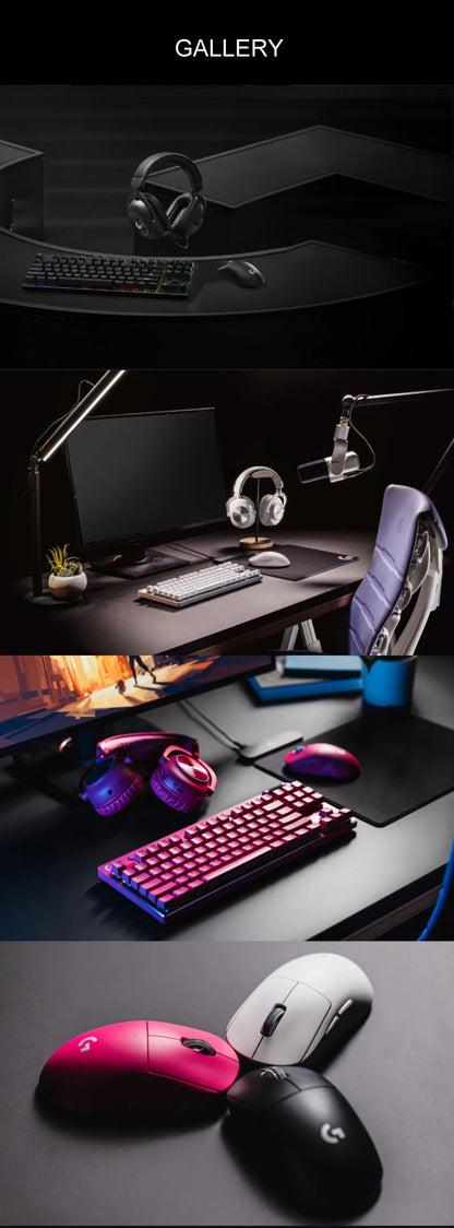 LogitechG PRO X SUPERLIGHT 2 Wireless Gaming Mouse 8000Hz 32000DPI 60g Lightweight for FPS MOBA eSports