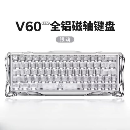 GravaStar V60 Pro Magnetic Switch Mechanical Keyboard Low Delay All-aluminum Custom Wired Gaming Keyboard PC Accessories Gifts