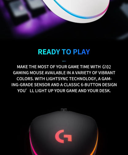 Logitech G102 - 85g of Comfortable Gaming Power