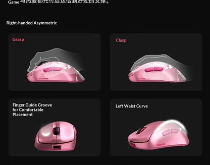 VALKYRIE VK M5Pro 3-Mode 56g Ultra Lightweight Wireless Gaming Mouse 650mAh For Medium Large Hands Desktop Laptop Esports Gamers