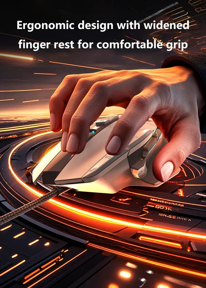 Wireless G502X Gaming Mouse, Ergonomic USB Rechargeable Bluetooth Mouse, Optical Sensor Programmable Mice with Wired Mode O