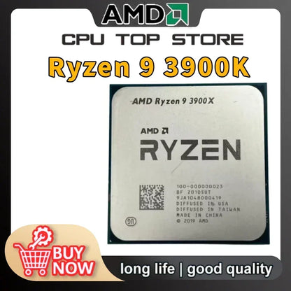 AMD Ryzen 9 R9 3900X for Gaming 100% Brand New 12-Core 24-Threadprocessor 3.8GHz 12-Core 24-Thread CPU Without Packag CPU