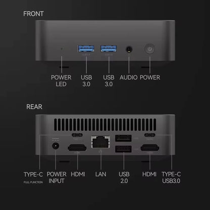 2026 Portable Mini PC Gamer Windows 11 Intel Core i9-10980HK Gaming PC 16/32GB RAM 1TB SSD WiFi 6 BT5.2 60Hz Desktop Pc Computer