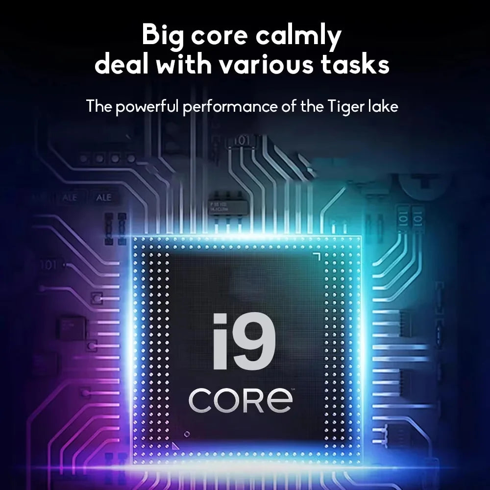 2026 New Core i9 10980HK Laptops Windows 11 14.1'' Portable Gaming Laptop Computer 16GB RAM 1/2TB SSD Office Gaming PC Notebook