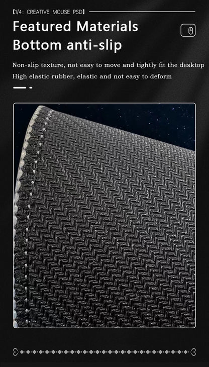 Mouse pad gaming mouse pad desk gray marble texture gaming mousepad tech  computer gaming  90x40 cm large size