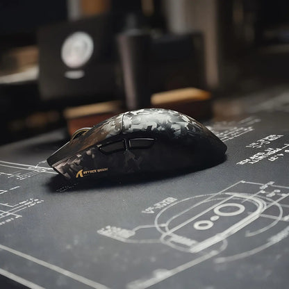 MAMBASNAKE X ATTACK SHARK X11ULTRA Tri‑Mode Wireless Gaming Mouse PAW3950MAX 42000 DPI Carbon Fiber 8000Hz 63g Ultralight For PC