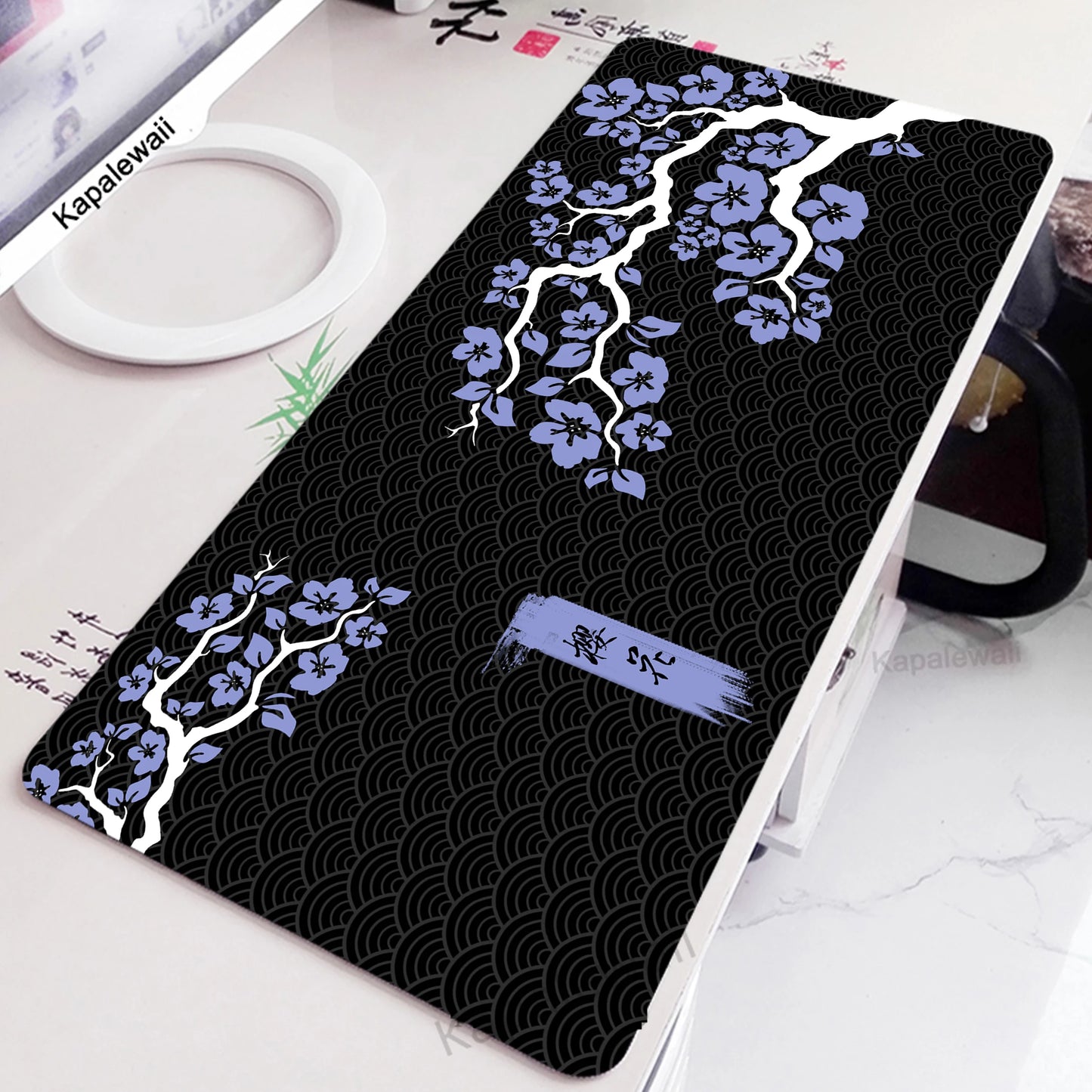 Big Gaming Mouse Pad XXL Office Gaming Mats Sakura Mousepad Rubber Keyboard Pads Gaming Setup Accessories Mouse Mat 900x400mm