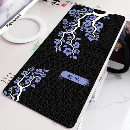 Big Gaming Mouse Pad XXL Office Gaming Mats Sakura Mousepad Rubber Keyboard Pads Gaming Setup Accessories Mouse Mat 900x400mm
