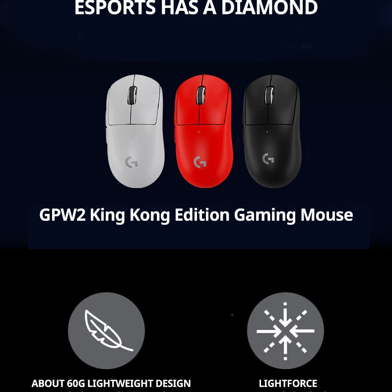 Logitech G PRO X SUPERLIGHT 2 SE Wireless Gaming Mouse, 60g Ultra-Light, HERO 2 44000 DPI Sensor, LIGHTSPEED Wireless,