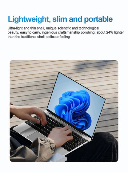 2026 Intel Core I9 10980HK Portable Laptop Computer 16GB DDR4 1TB 2TB SSD 14.1' Notebook Windows 11 4K Office Gaming PC