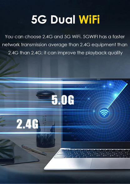 2026 New Core i9 10980HK Laptops Windows 11 14.1'' Portable Gaming Laptop Computer 16GB RAM 1/2TB SSD Office Gaming PC Notebook