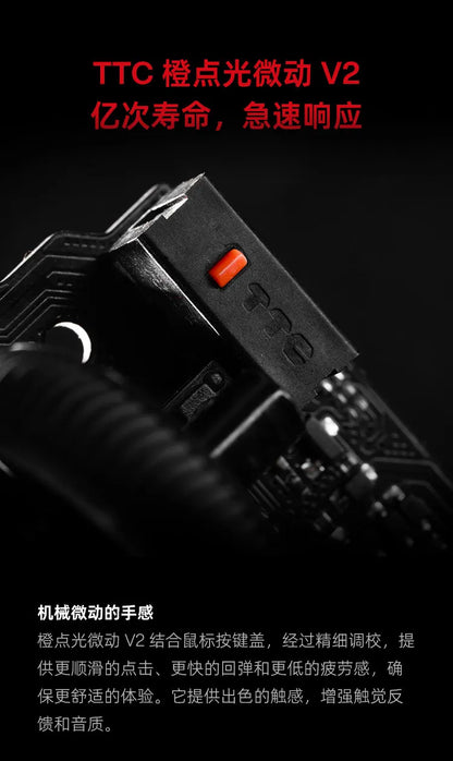 AngryMiao AM Infinity.97 Mouse Tri-mode 47g Ultra Lightweight Magnesium Alloy 8K Anti-jamming 1.2s Magnetic Charge Gaming Mouse
