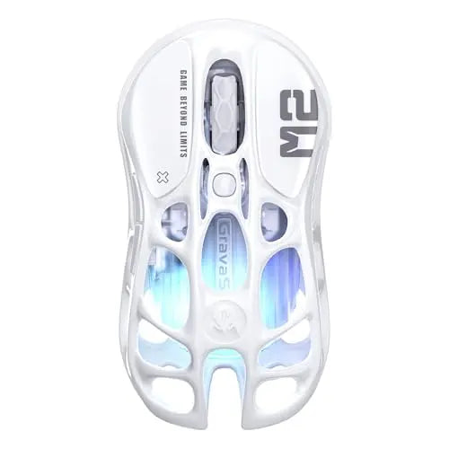 New GravaStar Mercury M2 Wireless Gaming Mouse, Lightweight Hollowed-Out Design, 5 Programmable DPI,26,000 DPI, PAW3395DM Sensor