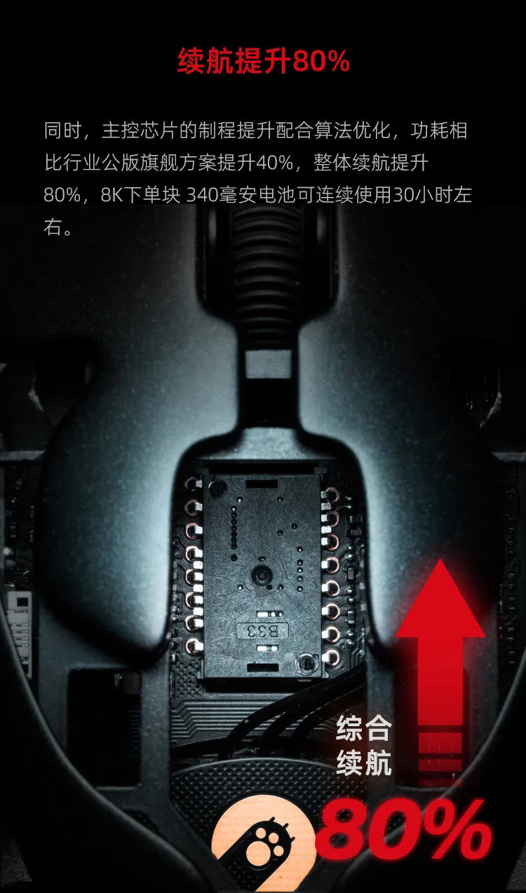 AngryMiao AM Infinity.97 Mouse Tri-mode 47g Ultra Lightweight Magnesium Alloy 8K Anti-jamming 1.2s Magnetic Charge Gaming Mouse