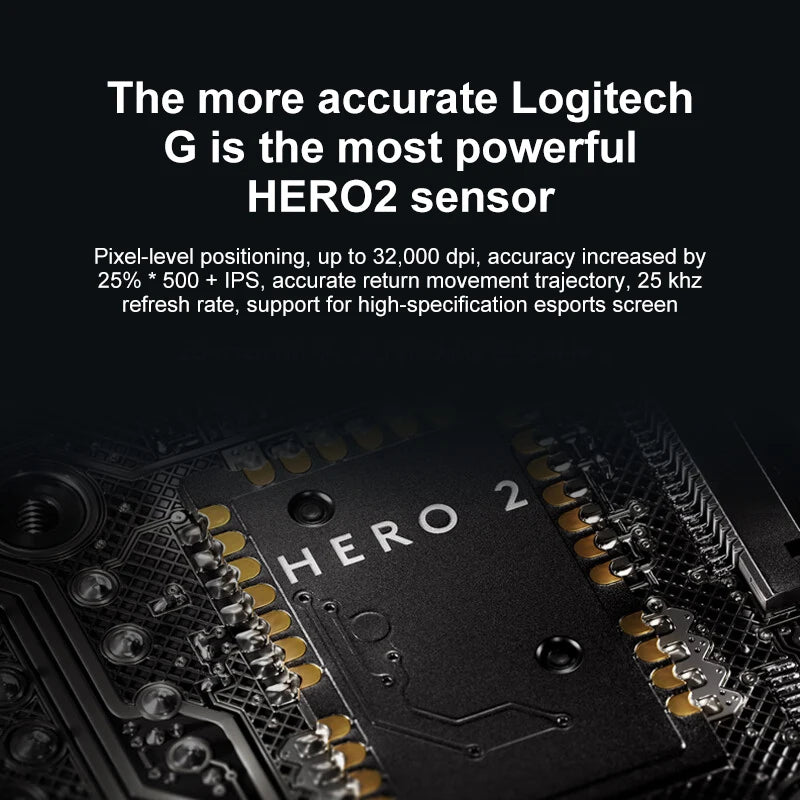 LogitechG PRO X SUPERLIGHT 2 Wireless Gaming Mouse 8000Hz 32000DPI 60g Lightweight for FPS MOBA eSports