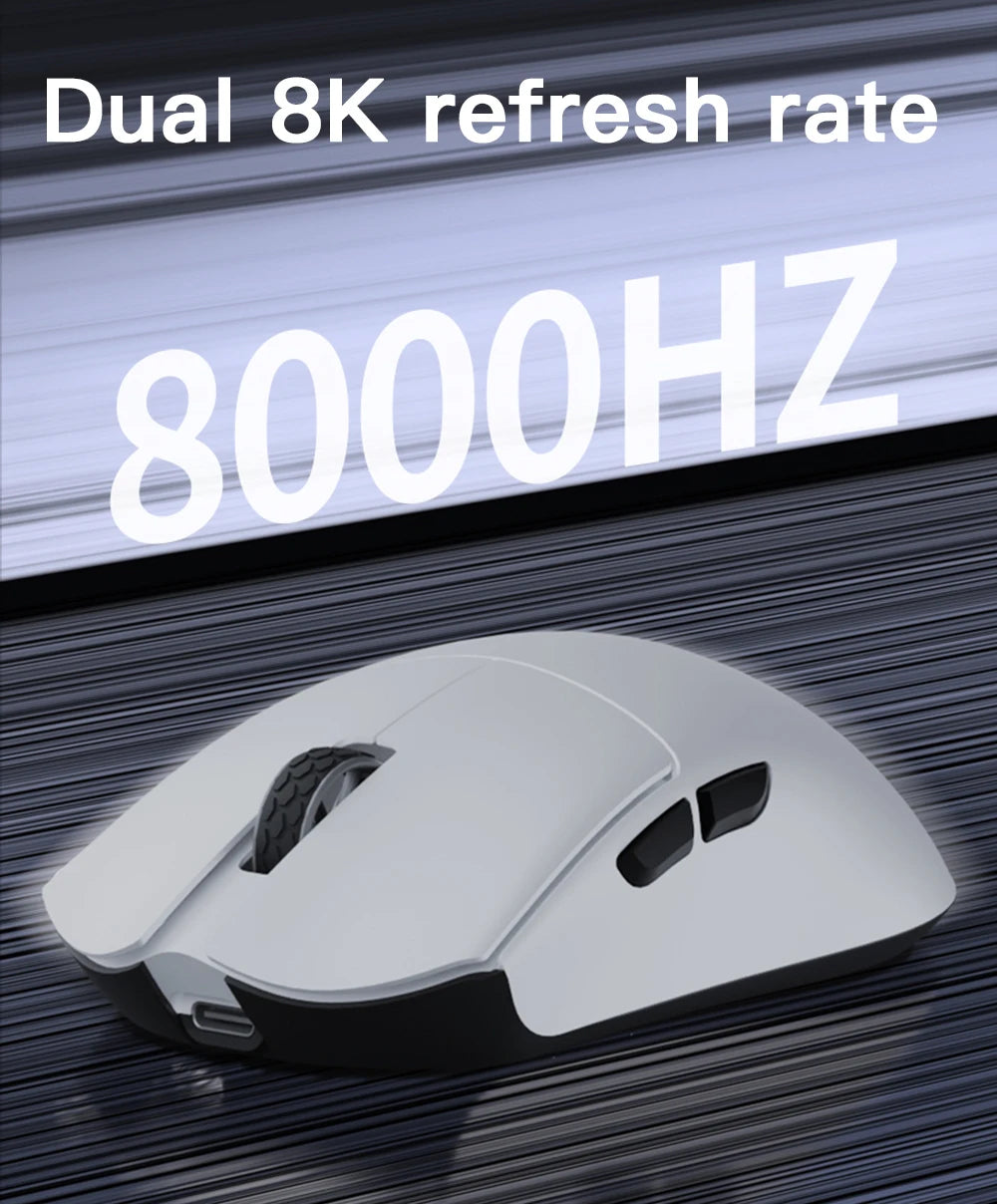 Darmoshark M3 PRO MAX Wireless Gaming Mouse Tri Mode PAW3950 30000DPI Ergonomic Optical Mice For Computer Laptop PC Gamer 4K 8K