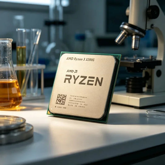 Popular AMD Quad-Core 4-Thread Gaming CPU Ryzen 3 3200G R3 3200G 3.6GHz 65W AM4 with Radeon Vega 8 Graphics