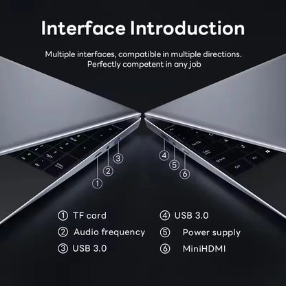 2026 New Core i9 10980HK Laptops Windows 11 14.1'' Portable Gaming Laptop Computer 16GB RAM 1/2TB SSD Office Gaming PC Notebook