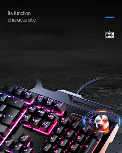 3 In1 RGB Gamer Keyboard Gaming Keyboard and Mouse Headphone Gamer Kit Backlit USB Wired Computer KeyboardFor Pc Laptop Teclado