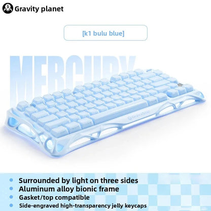 GravaStar K1 Lite E-sports Mechanical keyboard Hot-swap Tri-mode Gasket Gaming keyboard Long Batter Life For PC Gamer Gifts