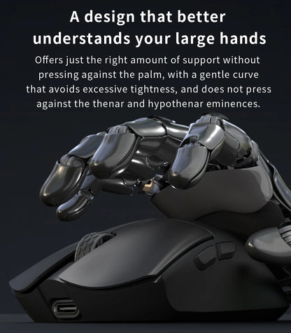 Darmoshark M3 PRO MAX Wireless Gaming Mouse Tri Mode PAW3950 30000DPI Ergonomic Optical Mice For Computer Laptop PC Gamer 4K 8K