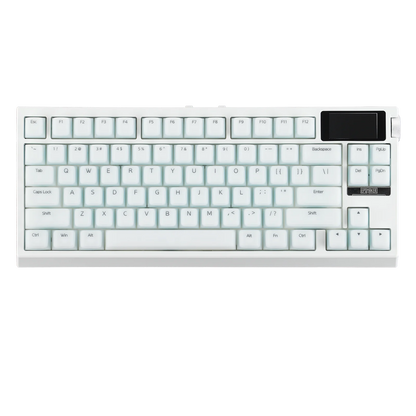 EPOMAKER G84 PRO 80% ANSI US QWERTY Layout Wired/Bluetooth/2.4Ghz Wireless Mechanical Gaming Keyboard Glass Screen & Metal Knob