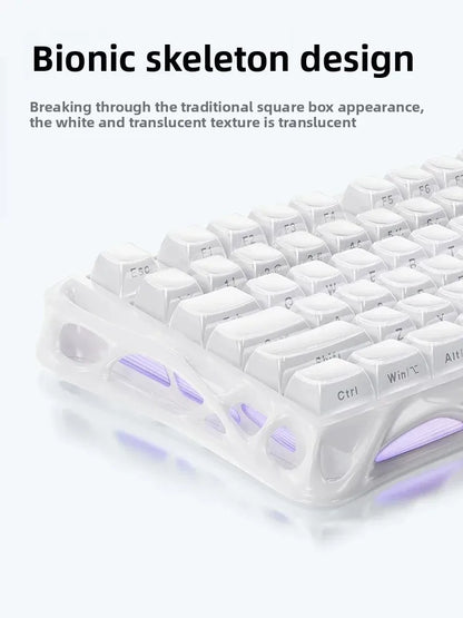 GravaStar K1 Lite E-sports Mechanical keyboard Hot-swap Tri-mode Gasket Gaming keyboard Long Batter Life For PC Gamer Gifts