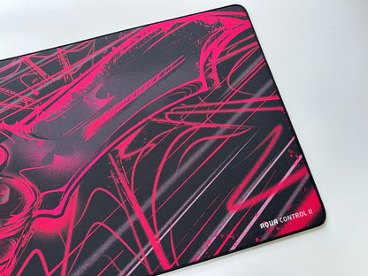 X-Raypad X Huclan Aqua Control II Crimson Blade / Azure Blade Gaming Mouse Pads 900x400x4mm XXL AC2 Mousepad Valorant FPS Gamer