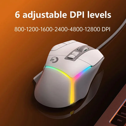 Wireless G502X Gaming Mouse, Ergonomic USB Rechargeable Bluetooth Mouse, Optical Sensor Programmable Mice with Wired Mode O
