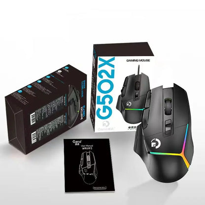 Wireless G502X Gaming Mouse, Ergonomic USB Rechargeable Bluetooth Mouse, Optical Sensor Programmable Mice with Wired Mode O