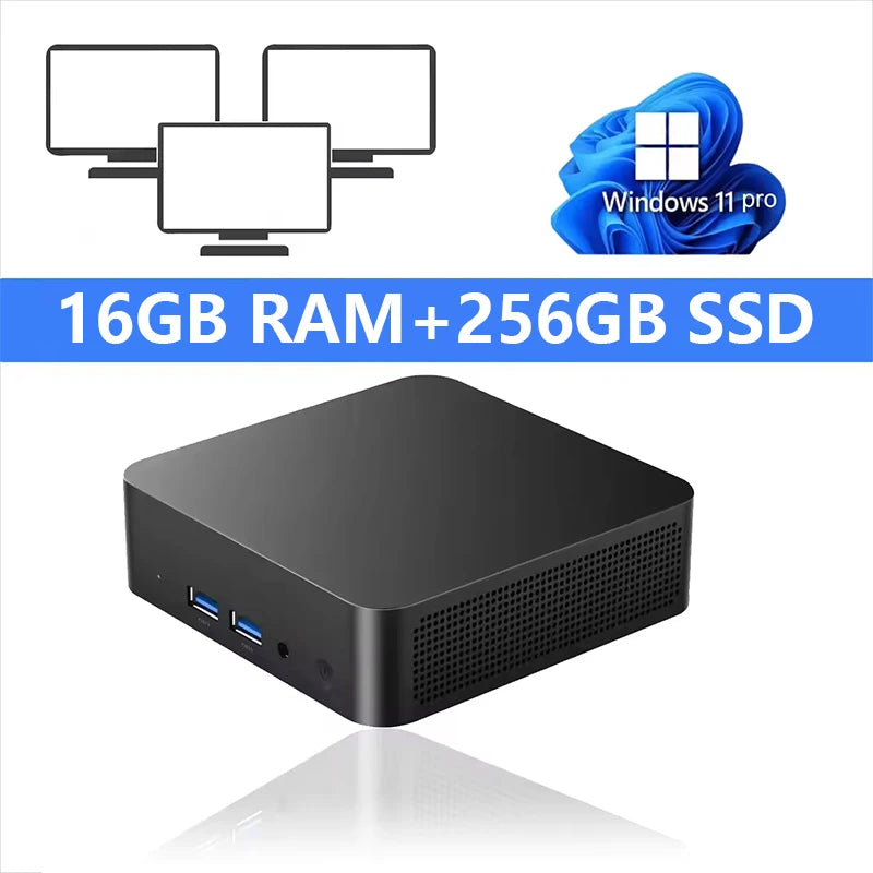 Mini PC Intel Core i9 10980HK N150 Computer Gaming PC 16GB 32GB RAM 1TB M.2 SSD Windows 11 Pro WiFi 6 BT5.2 UHD Gamer Desktop PC