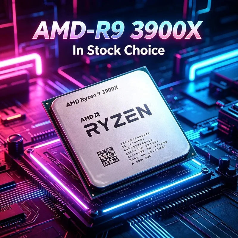 AMD Ryzen 9 R9 3900X for Gaming 100% Brand New 12-Core 24-Threadprocessor 3.8GHz 12-Core 24-Thread CPU Without Packag CPU
