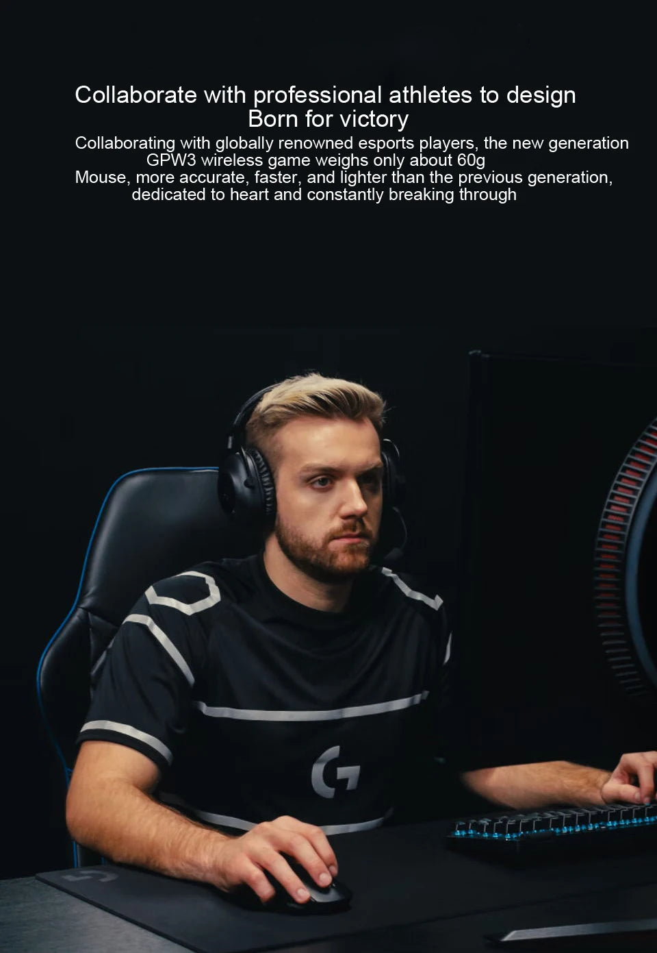 LogitechG PRO X SUPERLIGHT 2 Wireless Gaming Mouse 8000Hz 32000DPI 60g Lightweight for FPS MOBA eSports