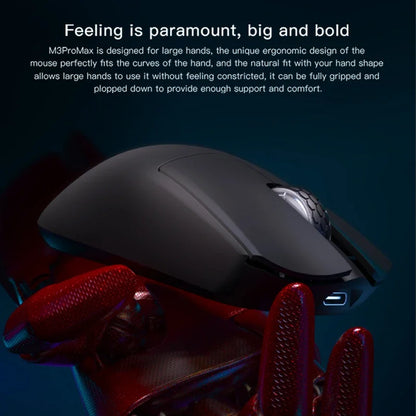 Darmoshark M3 PRO MAX Wireless Gaming Mouse Tri Mode PAW3950 30000DPI Ergonomic Optical Mice For Computer Laptop PC Gamer 4K 8K