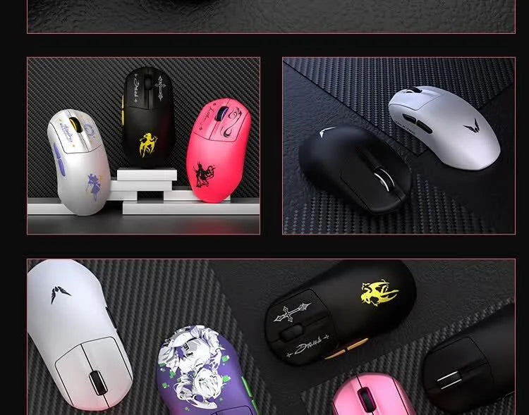 VALKYRIE VK M5Pro 3-Mode 56g Ultra Lightweight Wireless Gaming Mouse 650mAh For Medium Large Hands Desktop Laptop Esports Gamers